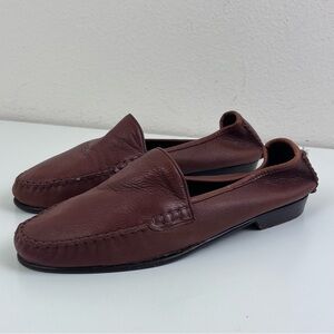 Cole Haan Resort Shoes Mens 9 Loafer Leather Slip On Classic Minimalist Brown